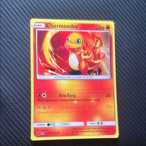 Charmander Pokémon Card evolution 3d motion sticker